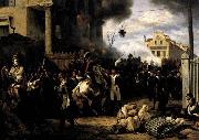 Horace Vernet The Gate at Clichy oil painting